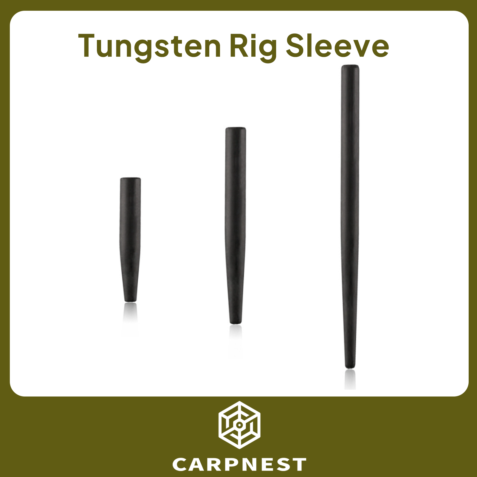 Carp Fishing Tackle - 10pcs Tungsten Fishing Anti Tangle Sleeves