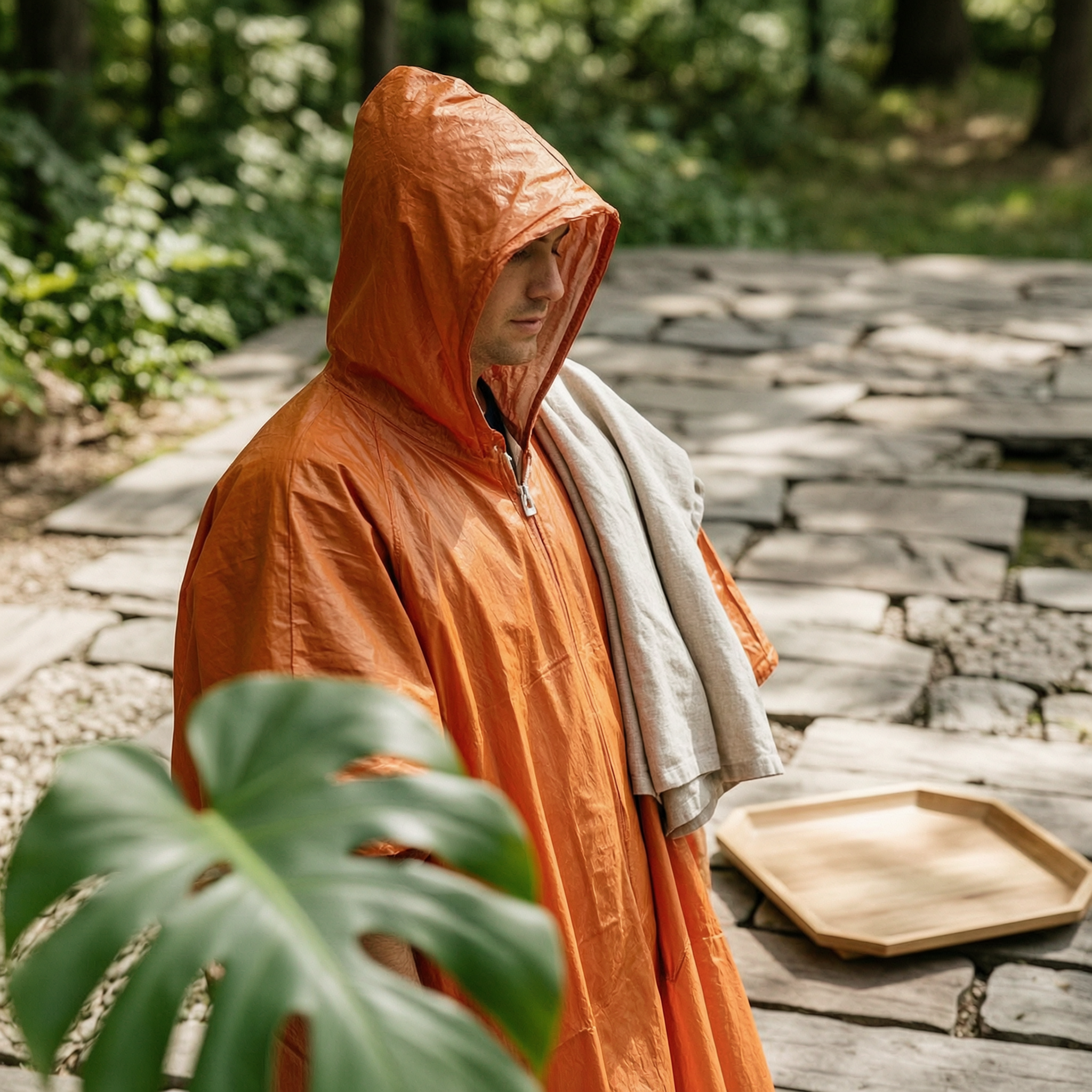 Fishing Gear - PE Foil Rain Poncho Waterproof Long