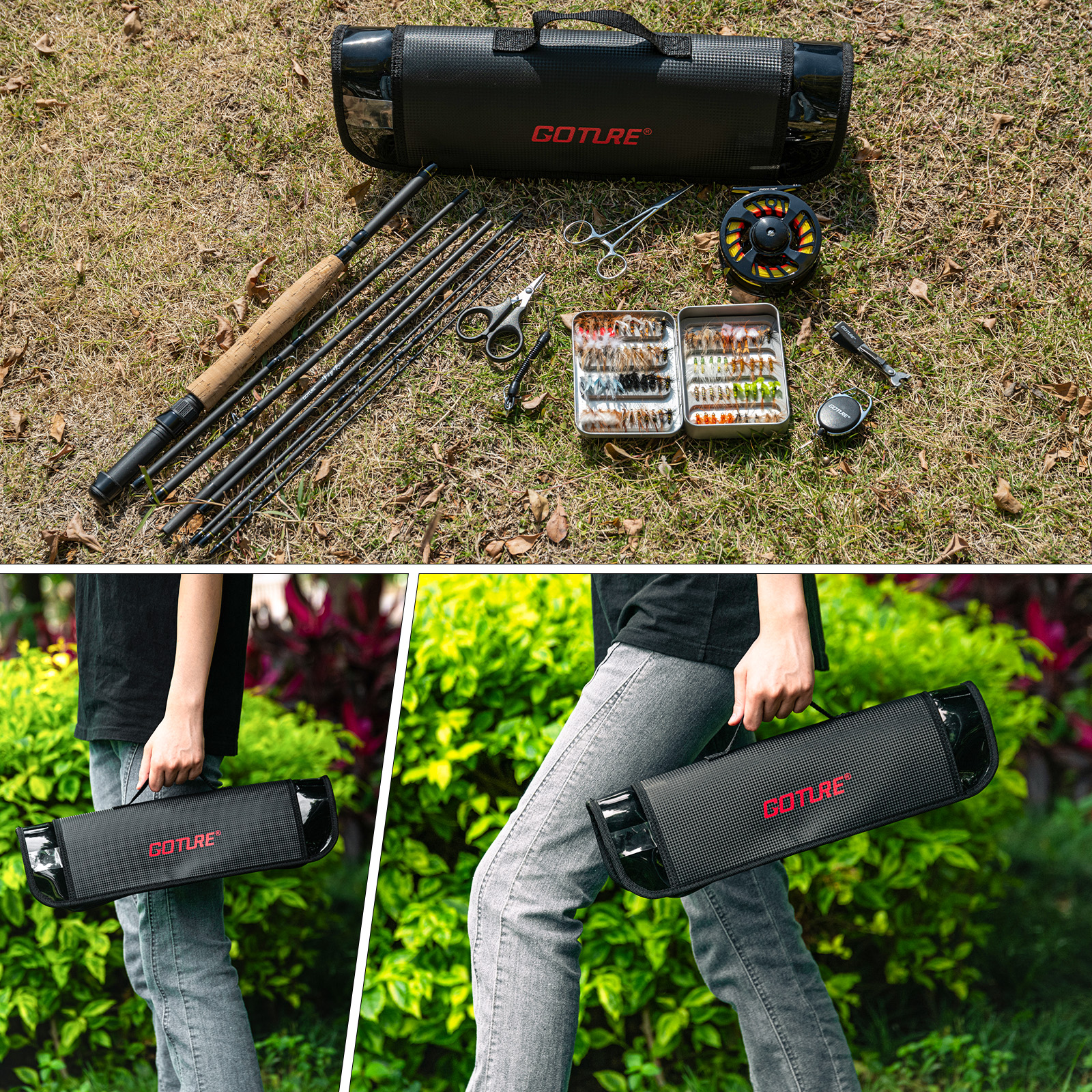 Fly Fishing Set - Goture Fly Fishing Rod and Reel