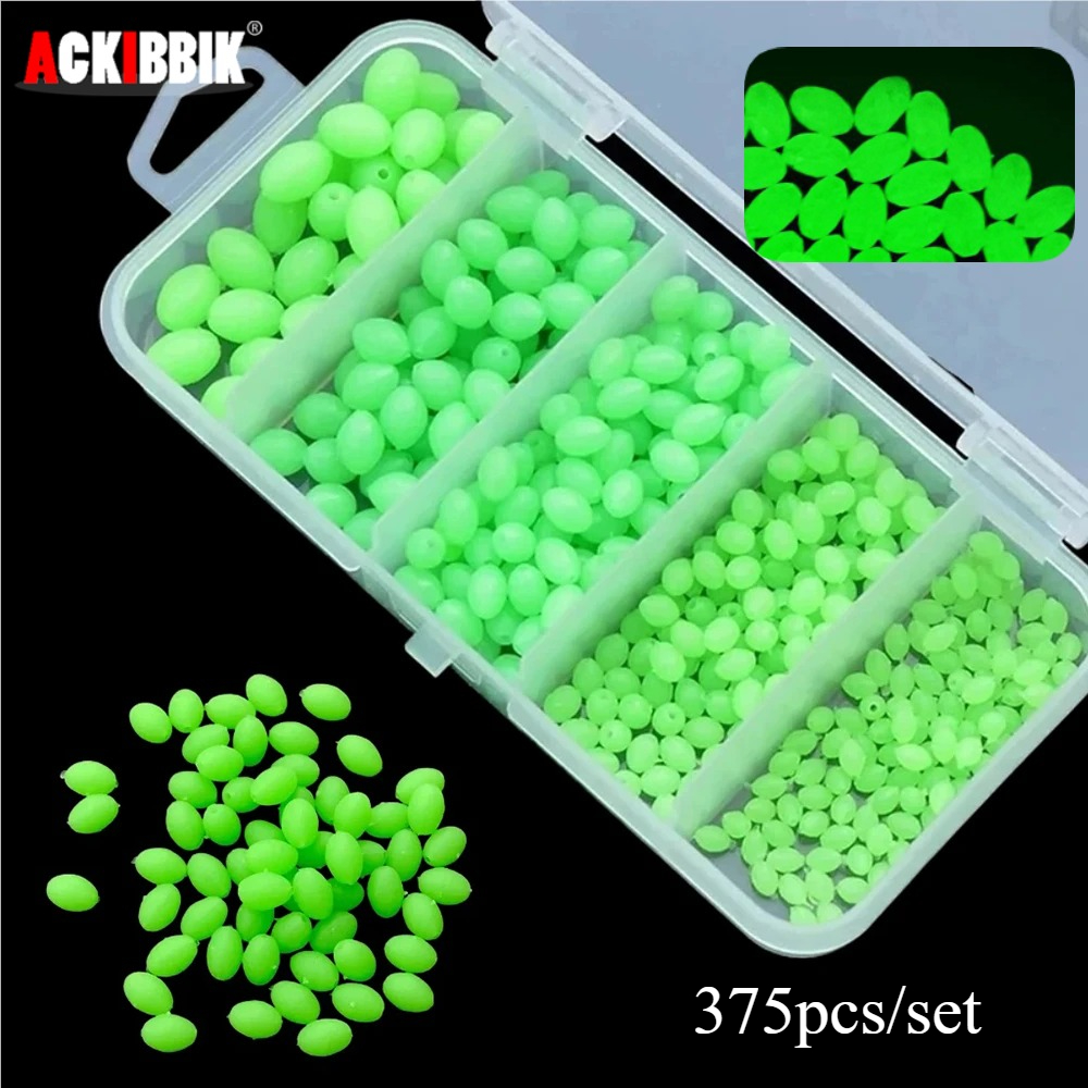 Ackibbik 375pcs/box Luminous F - огляд і ціна Fishing Equipment On Sale