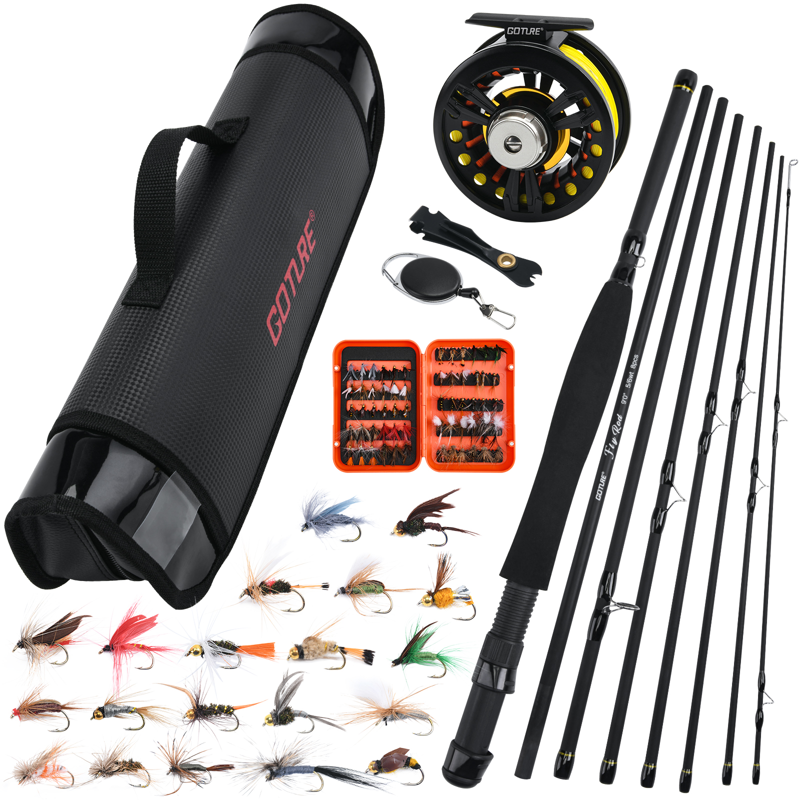 Goture 8Section Travel Fly Fis - огляд і ціна Fly Fishing Set