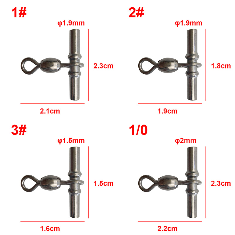 100pcs Bass Fishing Swivels Sl - огляд і ціна Carp Fishing Tackle