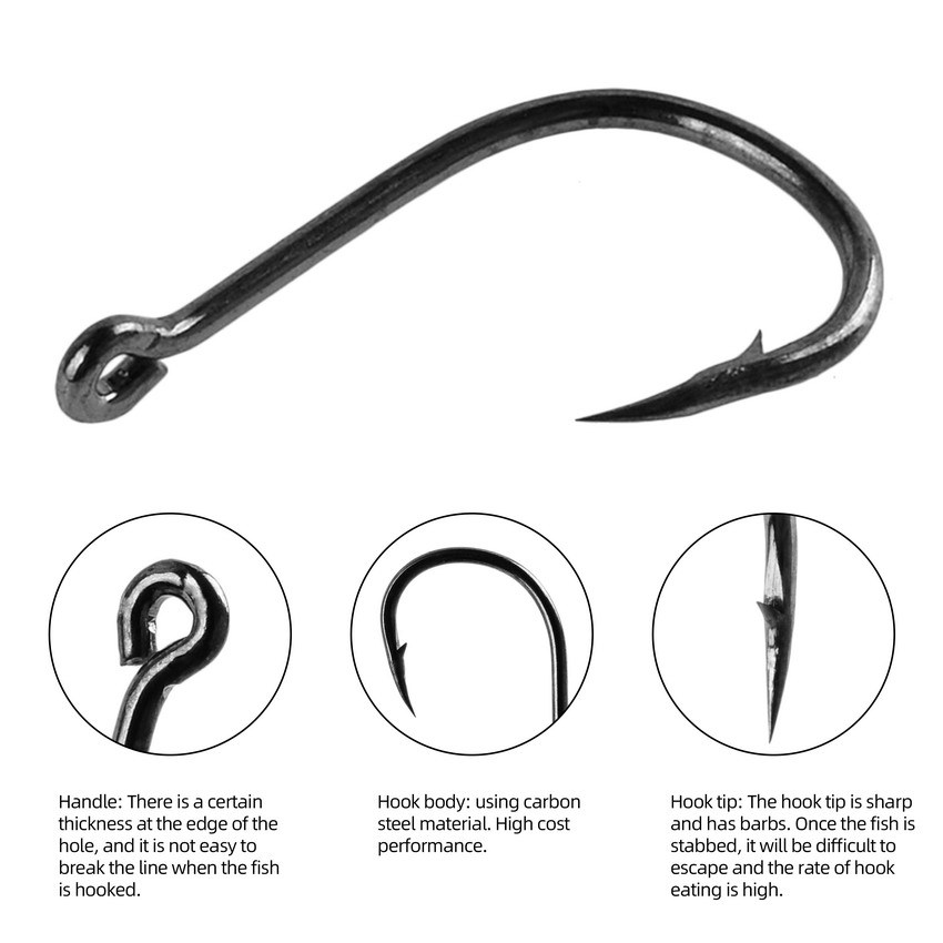 100/500pcs Fishing Hooks Set C - огляд і ціна Fly Fishing Set