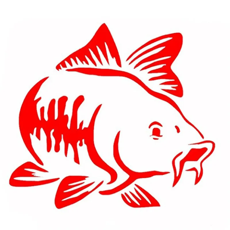 Car Sticker Cartoon Carp Fishi - огляд і ціна Fishing Equipment And Accessories