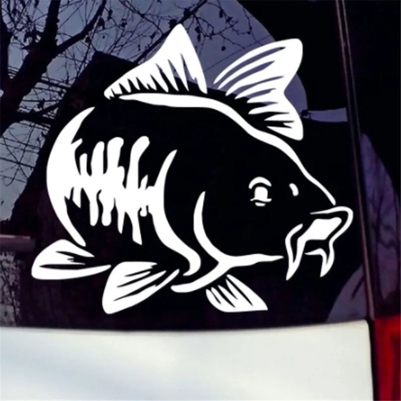 Car Sticker Cartoon Carp Fishi - огляд і ціна Fishing Equipment And Accessories