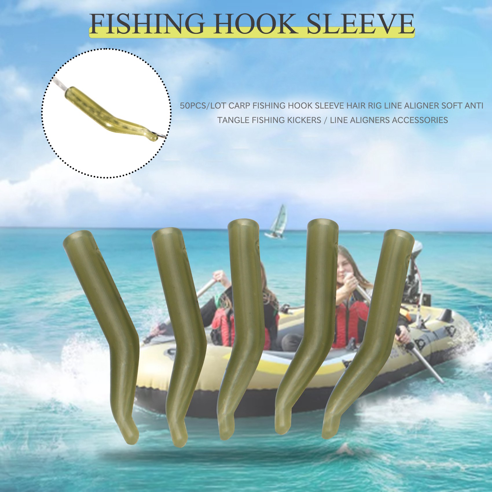 50Pcs/Lot Carp Fishing Hook Sl - огляд і ціна Fishing Equipment And Accessories
