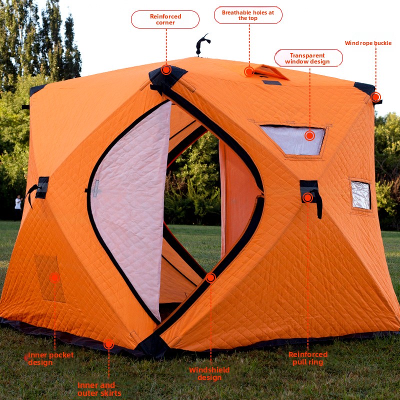Ice Fishing Tent Thickened War - огляд і ціна Fishing Equipment Needed