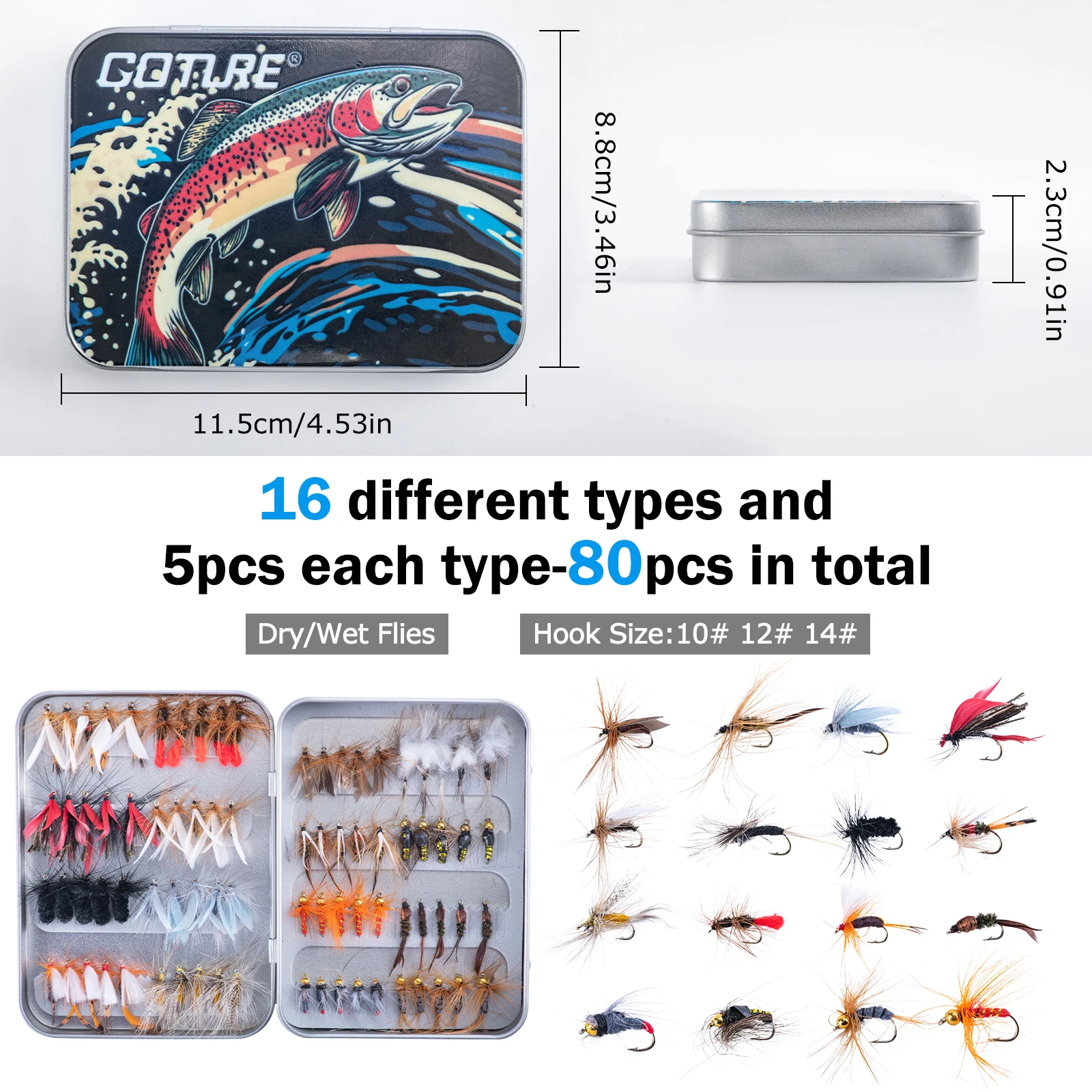 Goture Fly Fishing Rod and Ree - огляд і ціна Fly Fishing Set