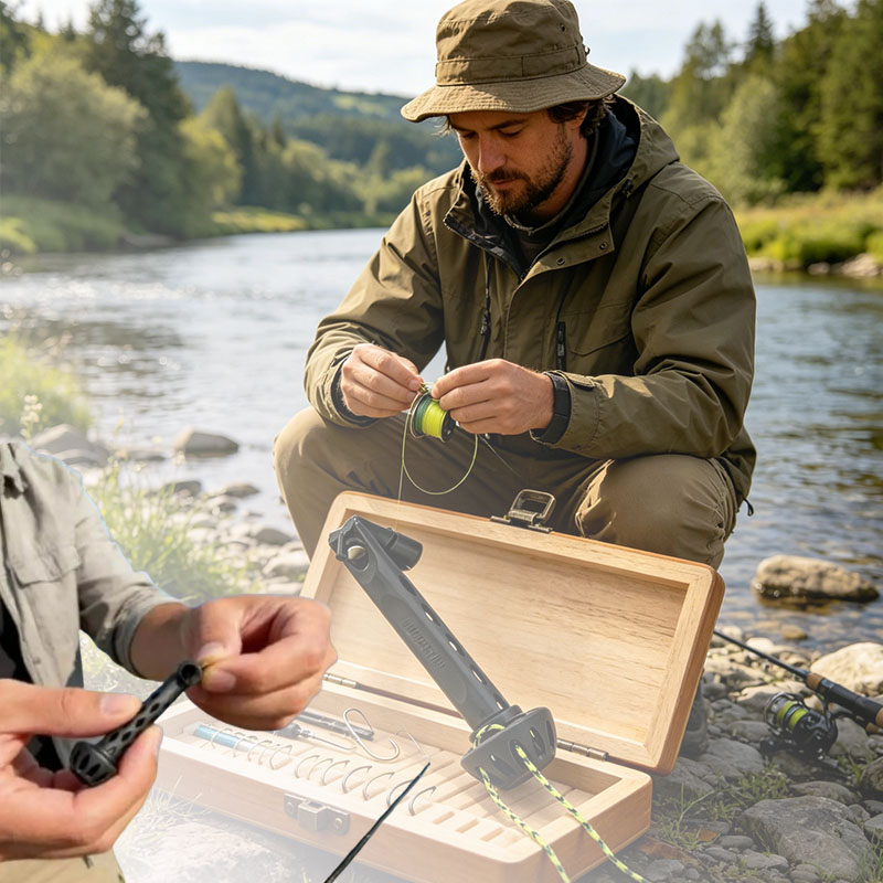 Portable Fishing Line Knot Tye - огляд і ціна Fly Fishing Set