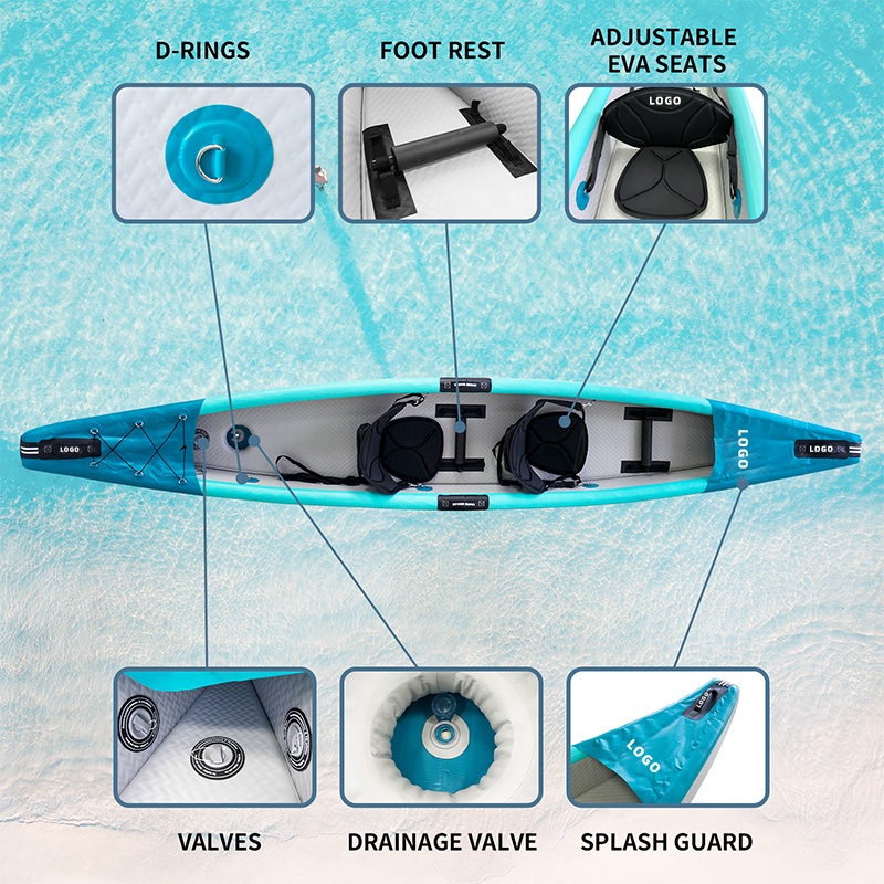 Drop Stitch Kayak Inflatable C - огляд і ціна Fishing Equipment For Sale
