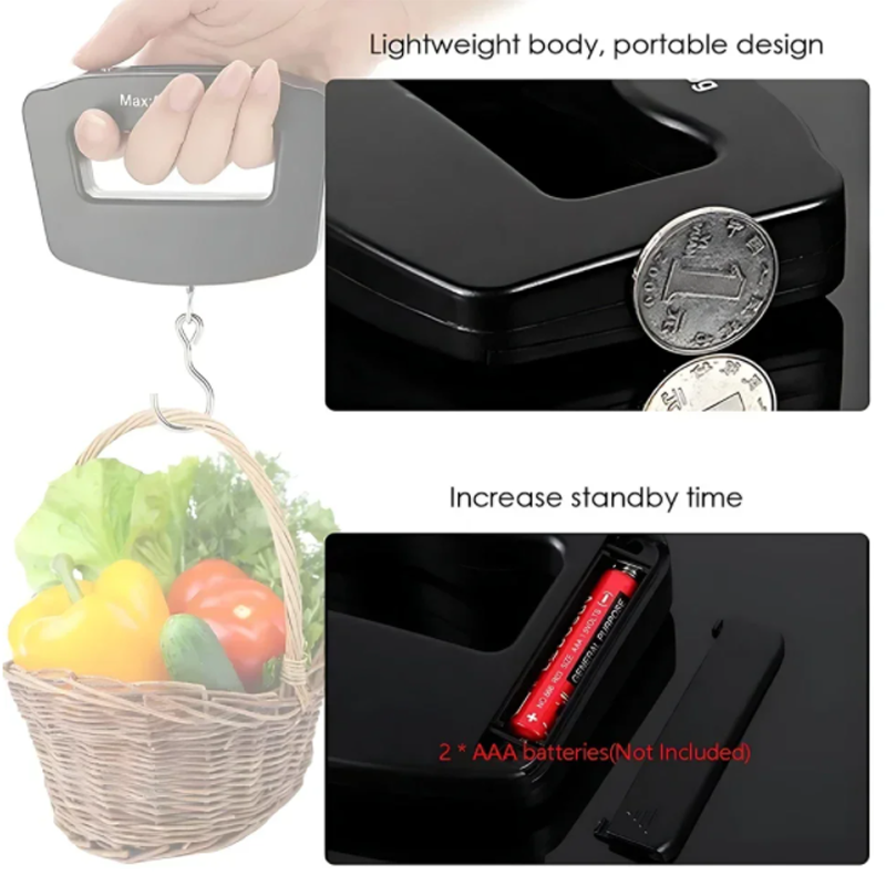 50kg/10g Travel Luggage Scale  - огляд і ціна Fishing Equipment And Accessories