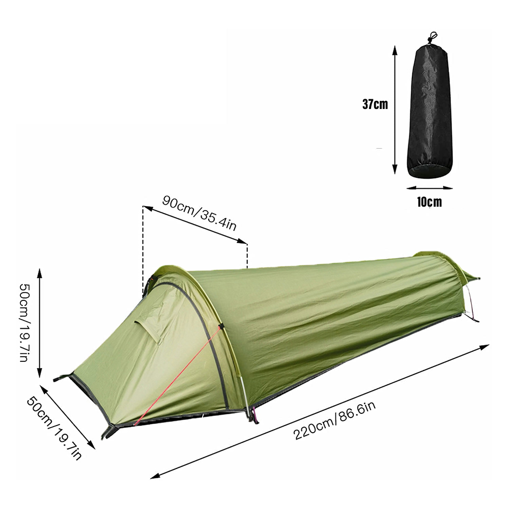 850g Ultralight 1 Person Tent  - огляд і ціна Fishing Equipment Needed