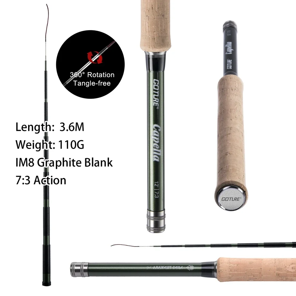 Goture 12FT Classical Tenkara  - огляд і ціна Fly Fishing Set