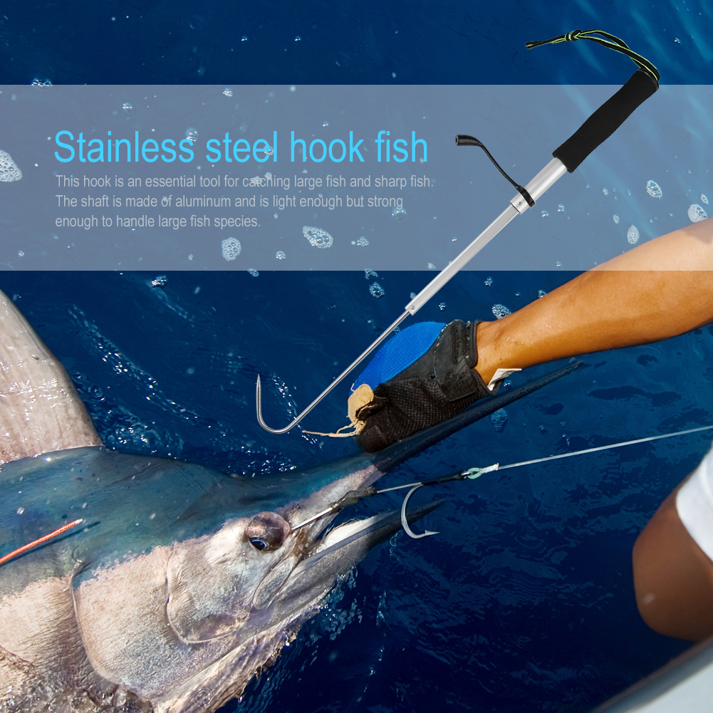 Telescopic Fish Gaff Stainless - огляд і ціна Fishing Equipment On Sale
